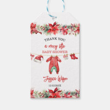 Kerst Vrolijk klein Baby shower Genderneutraal