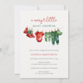 Kerst Vrolijk klein Baby shower Genderneutraal Kaart (Voorkant)