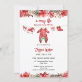 Kerst Vrolijk klein Baby shower Genderneutraal Kaart (Voorkant)