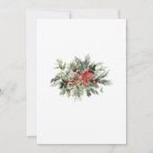 Kerst Vrolijk klein Baby shower Kaart (Achterkant)