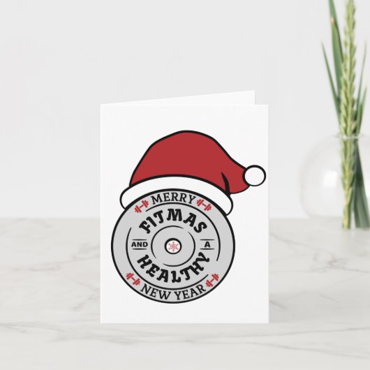 Kerst vrolijke kerstmis en gezonde nieuwjaarskaart bedankkaart (Voorkant)