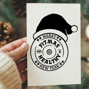 Kerst vrolijke kerstmis en gezonde nieuwjaarskaart kaart