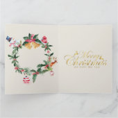 Kerst Vrouw & kinderen etalage winkelen Kaart (Binnen)