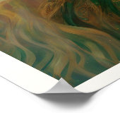 Kerst Vrouw met Blond Haar Art Nuevo Poster (Hoek)