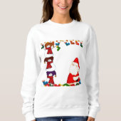 Kerst vrouwen lange mouw Shirt (Voorkant)