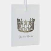 Kerst VS Pageant als Crown Glass Glas Ornament (Voorkant Rechts)