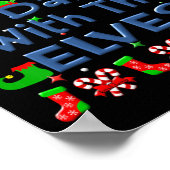 Kerst waarschijnlijk om te dansen met de familie E Poster (Hoek)