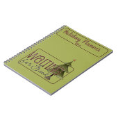 Kerst Wachten Op Kerstman Boom Vakantie Planner Notitieboek (Linkerzijde)