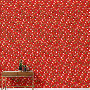 Kerst wallpaper patroon achtergrond geschenken roo behang