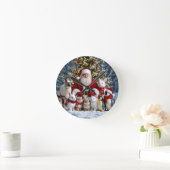 Kerst wandklok (Huis)