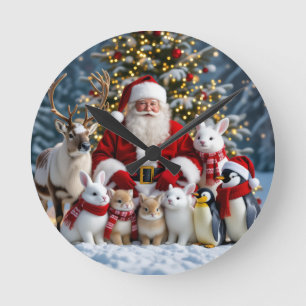 Kerst wandklok
