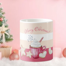 Kerst Warm Cacao En Koekjes Waterverf