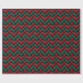 Kerst warm gebreide deken inpakpapier (Vlak)