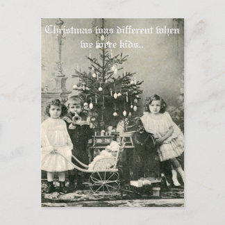  "Kerst was anders" grappige foto Feestdagenkaart