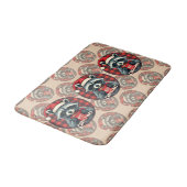 Kerst Wasbeer Cacaocheer Badmat (Gekanteld)