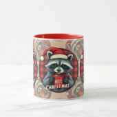 Kerst Wasbeer Cacaocheer Mok (Midden)