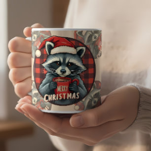 Kerst Wasbeer Cacaocheer Mok