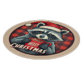 Kerst Wasbeer Cacaocheer Snijplank (Hoek)