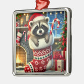 Kerst Wasbeer Ornament (Links)