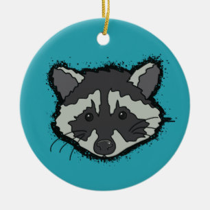 Kerst Wasbeer Ornament