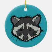 Kerst Wasbeer Ornament (Achterkant)