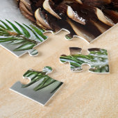 Kerst Wasbeer Puzzel (Zijkant)