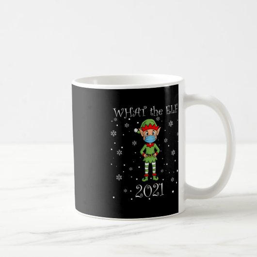 Kerst Wat De Elf 2021 Leuke Xmas Koffiemok (Rechts)