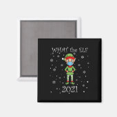 Kerst Wat De Elf 2021 Leuke Xmas Magneet (Voorkant / Achterkant)