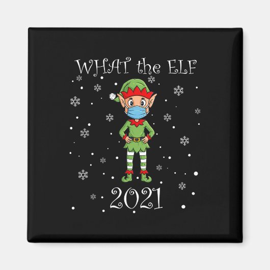 Kerst Wat De Elf 2021 Leuke Xmas Magneet (Voorkant)