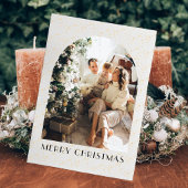 Kerst Wat een Jaar Goud Modern 12 Foto Feestdagenkaart