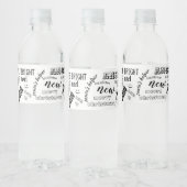 Kerst Water Fles Label leuke woorden partij gunst Waterfles Etiket (Flessen)