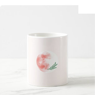 Kerst Watercolor Mok - Rood & Groen