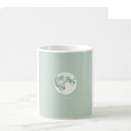 Kerst Watercolor Mok - Wit & Groen