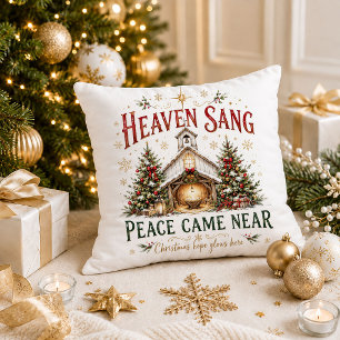 Kerst Watercolor Quote Worp Kussen Ontwerp