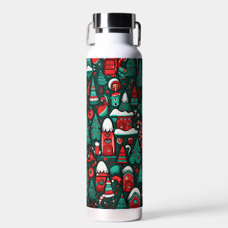 Kerst waterflessen waterfles