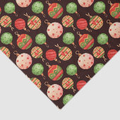 Kerst Waterverf Bauble Vakantie Decoraties Tissuepapier (Detail)