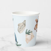 Kerst Waterverf Eerste Verjaardag Feest Papieren Bekers (Rechts)