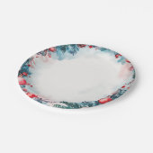 Kerst Waterverf Garland Papieren Borden Papieren Bordje (Gekanteld)