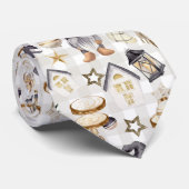 Kerst Waterverf Gnome Country Boerderij Stropdas (Opgerold)