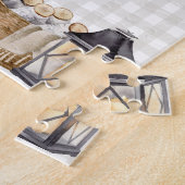 Kerst Waterverf Gnome Land Legpuzzel (Zijkant)