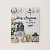 Kerst Waterverf Gnome Land Legpuzzel (Verticaal)