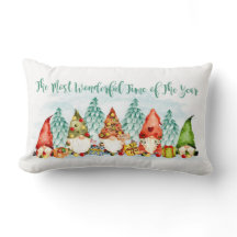 Kerst-Waterverf Gnomen Group