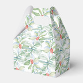 Kerst waterverf groen blad koekje bedankdoosjes (Achterkant)