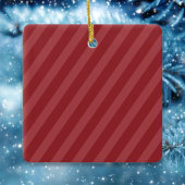 Kerst Waterverf Holly Berries Groen Eenvoudig Keramisch Ornament