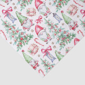 Kerst Waterverf kabouters, kerstbomen Tissuepapier (Detail)