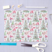 Kerst Waterverf kabouters, kerstbomen Tissuepapier (Craft)