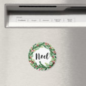 Kerst waterverf krans magneet (Insitu (Vaatwasser))