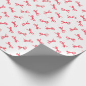 Kerst Waterverf lintbogen met witte BG Cadeaupapier (Hoek)