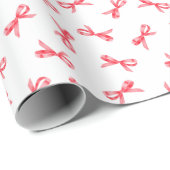 Kerst Waterverf lintbogen met witte BG Cadeaupapier (Rol Hoek)