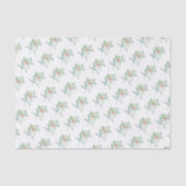 Kerst Waterverf Magenta Tissuepapier (Voorkant)